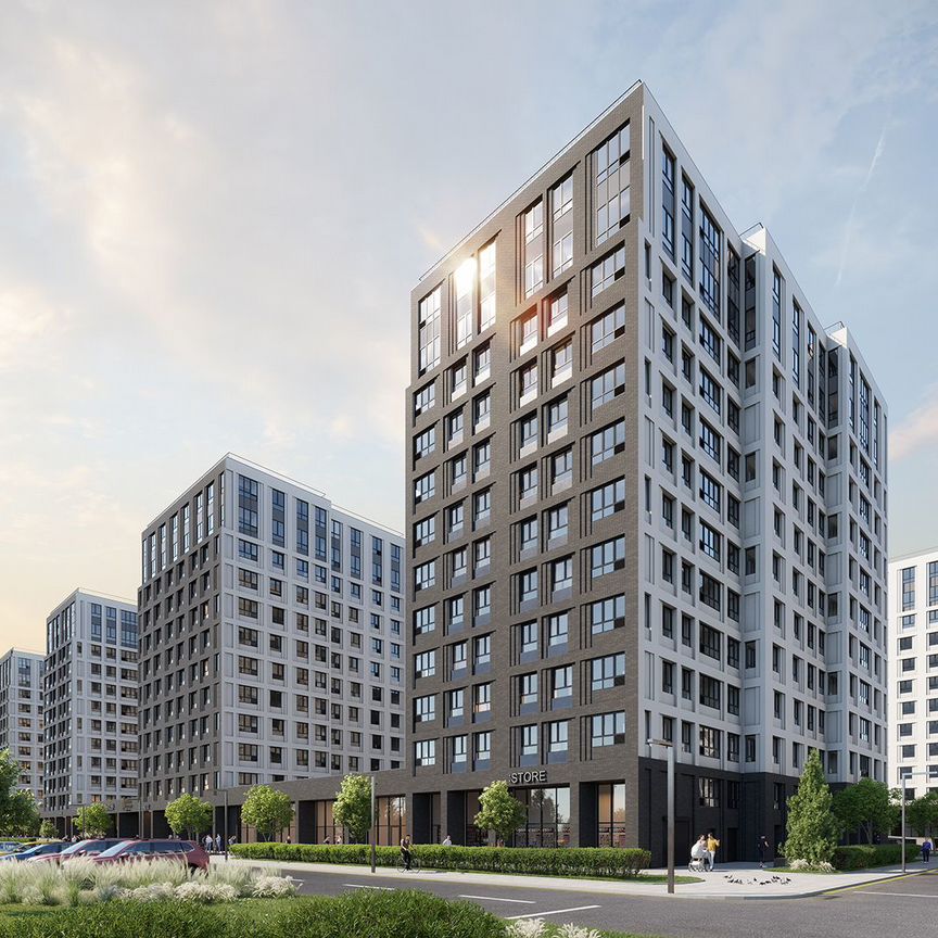 2-к. квартира, 64,6 м², 3/13 эт.