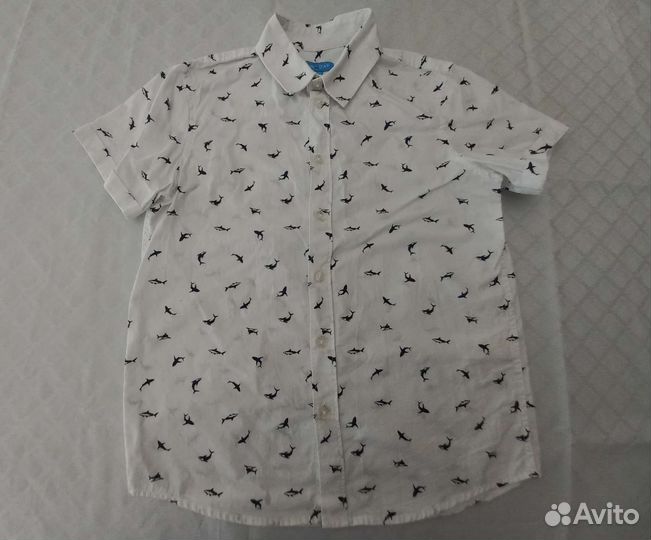 Рубашка с коротким рукавом с рисунком