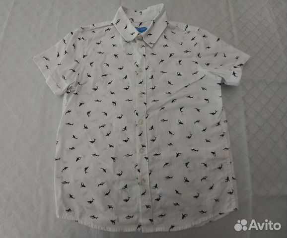 Рубашка с коротким рукавом с рисунком