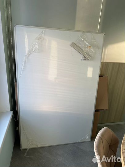 Маркерная магнитная доска, 150x100 см, настенная