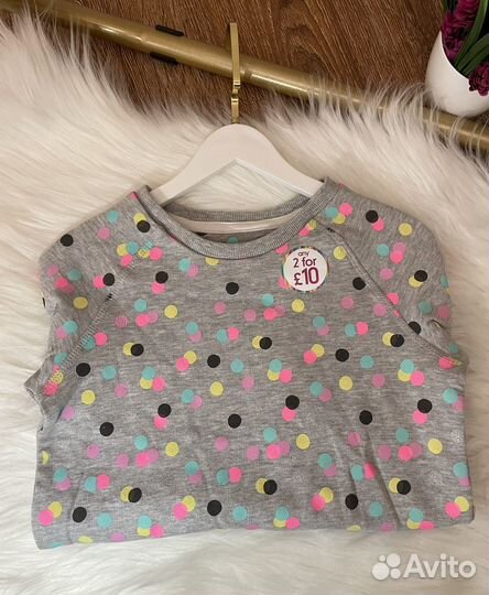 Свитшот Mothercare для девочек 116 (5-6лет)