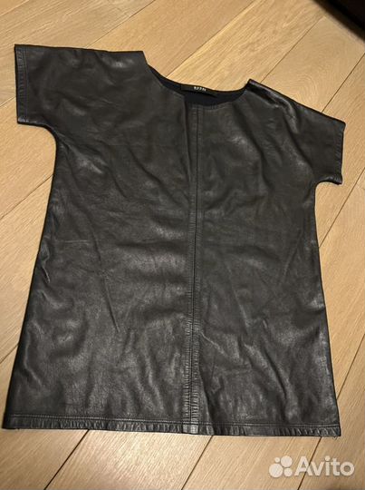 Кожаная футболка Gucci оригинал