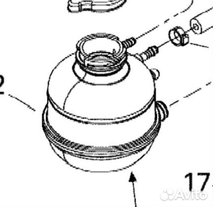 Бачок расширительный(509000368)