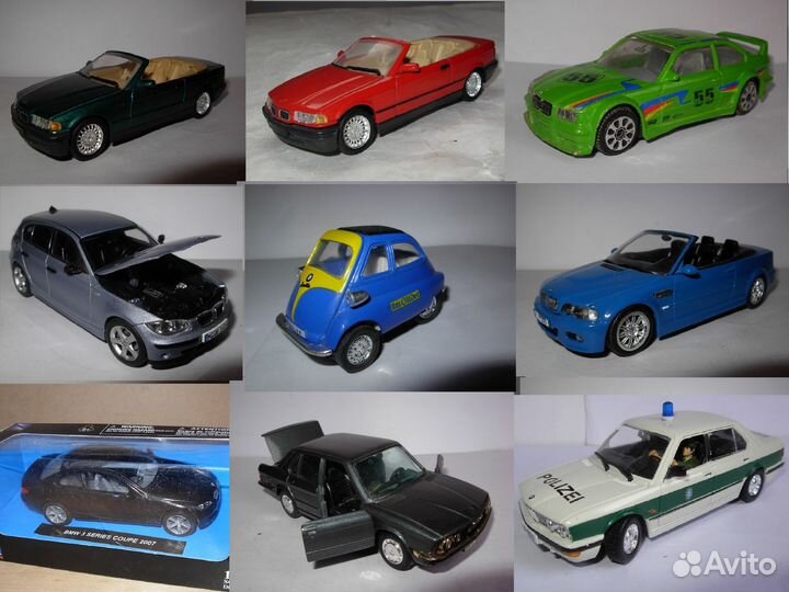 1/43 модели BMW Audi Volkswagen Dixi металл
