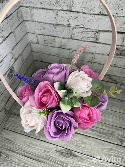 Мыльные розы букеты