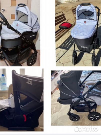 Коляска 3 в 1 verdi sonic