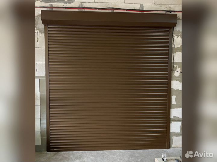 Рольставни в гараж Алютех