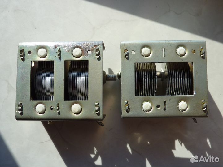 Конденсаторы переменной ёмкости. Кпе