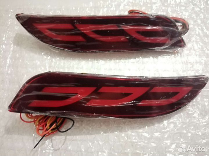 Светодиодные катафоты в задний бампер Приора 2