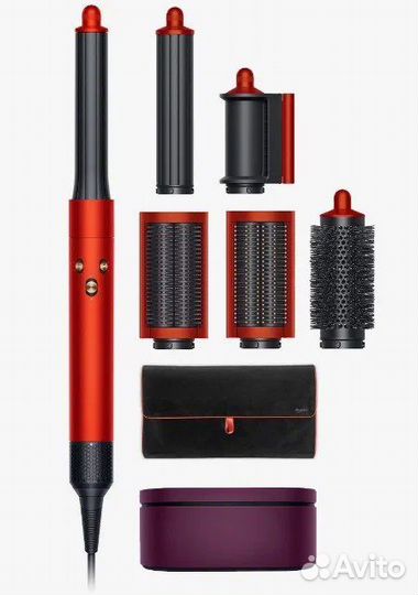 Стайлер dyson airwrap complete long topaz orange