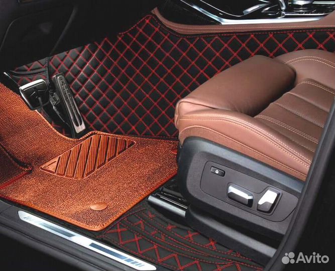 3D Коврики Range Rover Салон Багажник из Экокожи