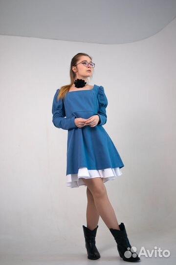 Платье женское джинсовое