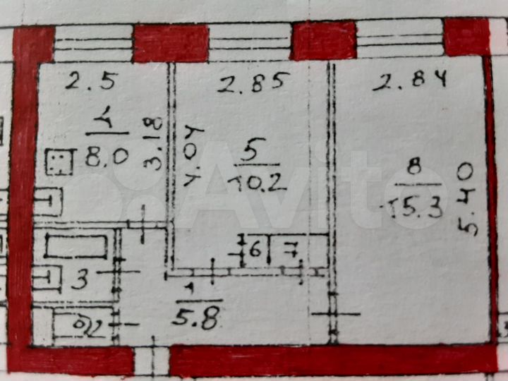 2-к. квартира, 43,3 м², 2/9 эт.