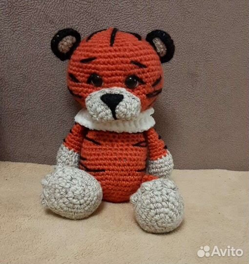 Тигренок вязаный