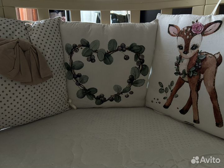 Бортики на кроватку