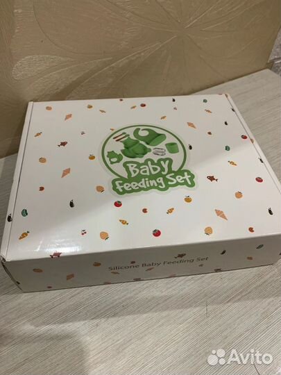 Новая силиконовая посуда для детей