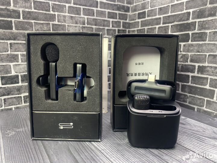 Петличный беспроводной микрофон type-C