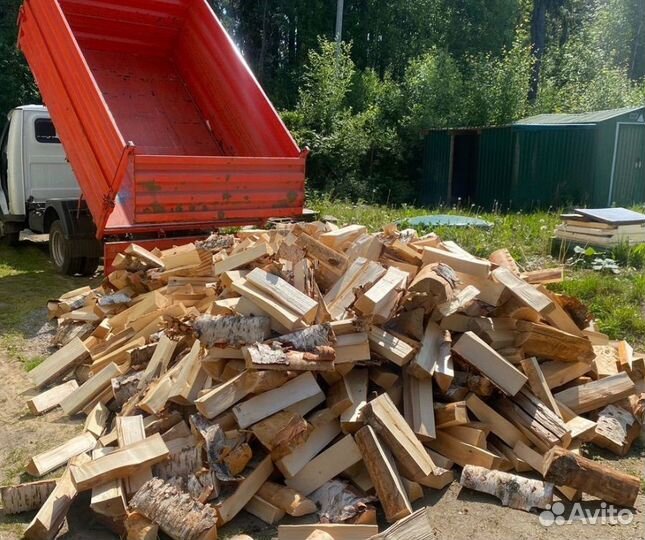 Дрова березовые колотые