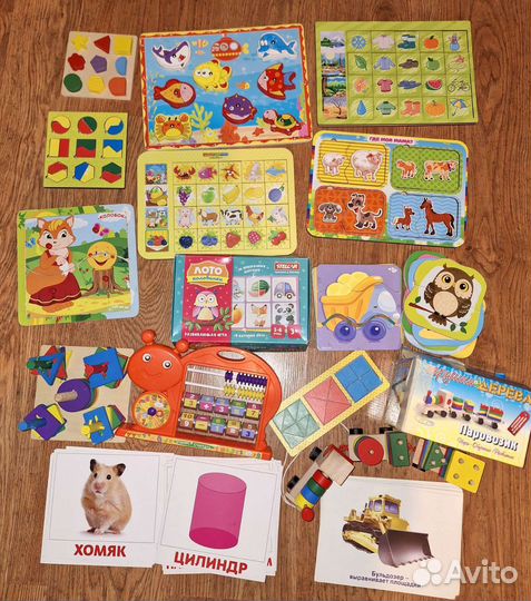 Развивающие игрушки, пазлы и игры
