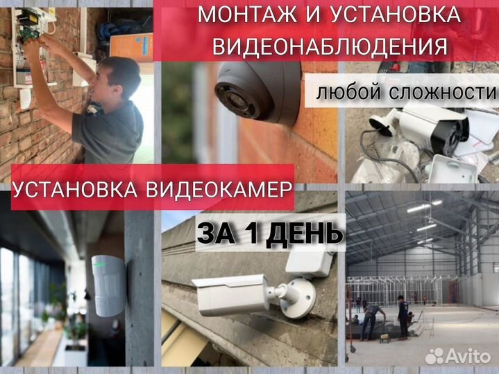 Комплект видеонаблюдения / Установка камеры