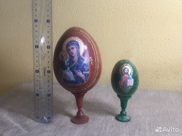 Яйцо пасхальное деревянное набор