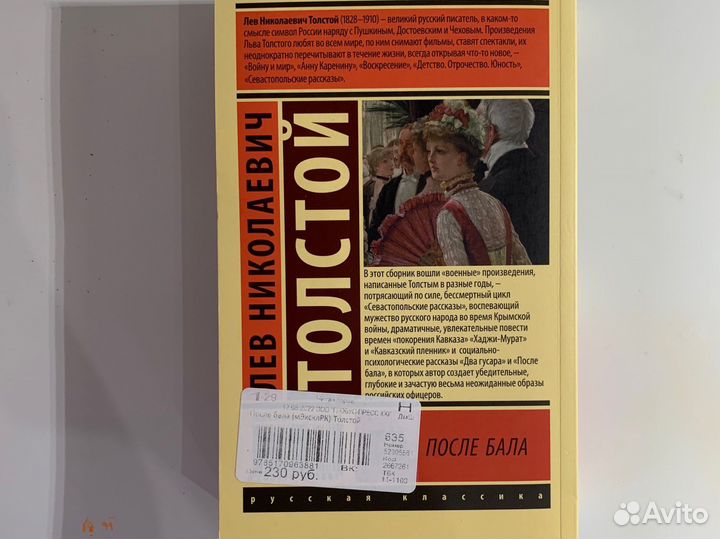 После бала толстой