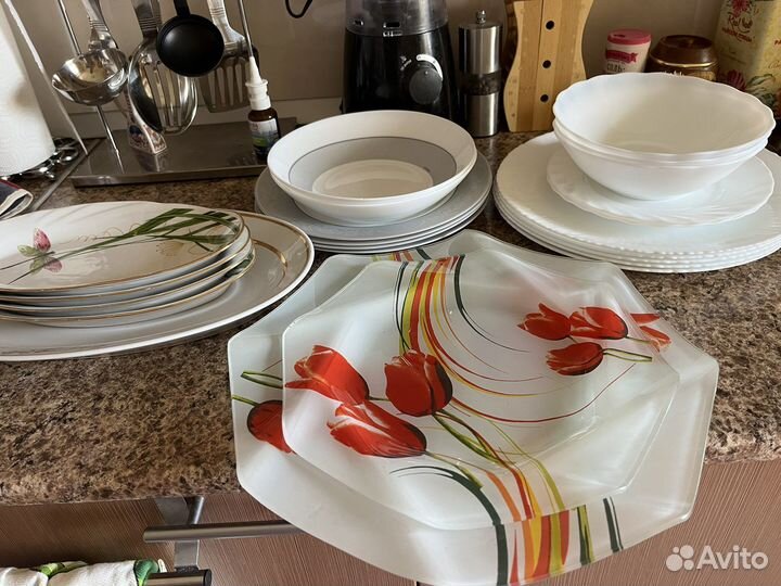 Набор столовой посуды бу