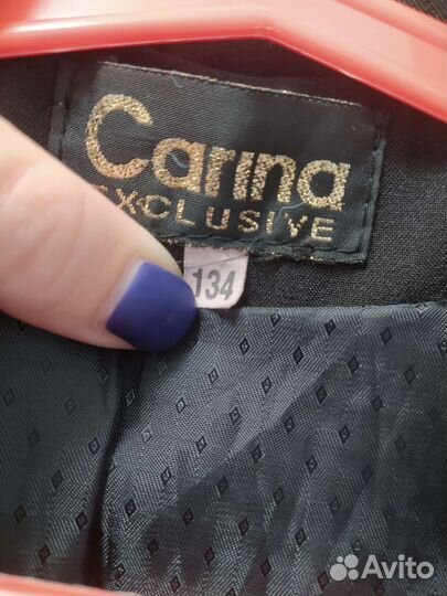 Пиджак школьный чёрный для девочки