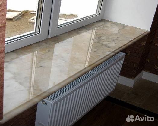 Подоконники из мрамора