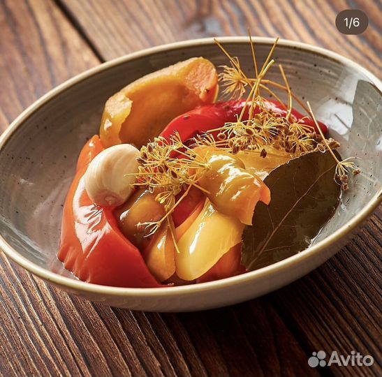 Перец болгарский маринованный с медом