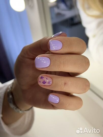 Маникюр с покрытем гель лак