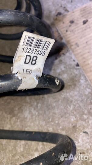 Задние пружины Опель Астра J 5 дв