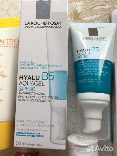 Vichy,la Roche posay,Clarins набор для лица