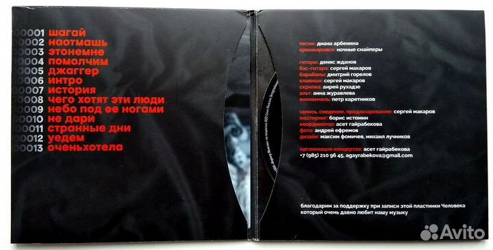 Диана Арбенина. Ночные Снайперы. CD диски