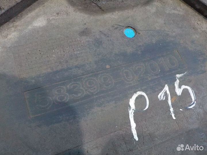 Защита днища задняя toyota Auris (E15) 2006-2012