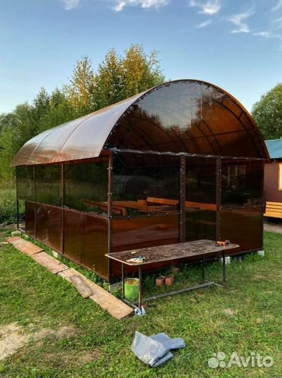 Мягкие окна для веранды / не желтеют