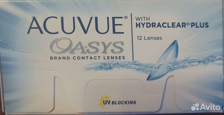 Линзы контактные acuvue oasys