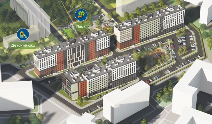 1-к. квартира, 38,8 м², 3/10 эт.