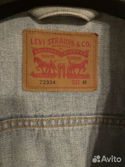 Джинсовая куртка мужская levis м