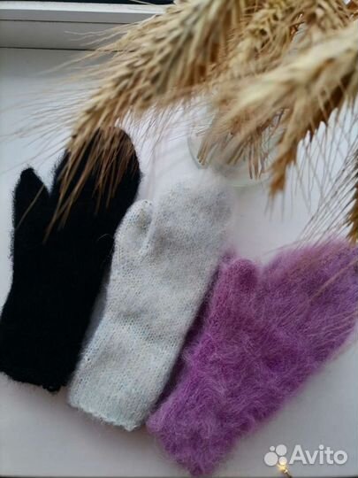 Варежки ручной работы