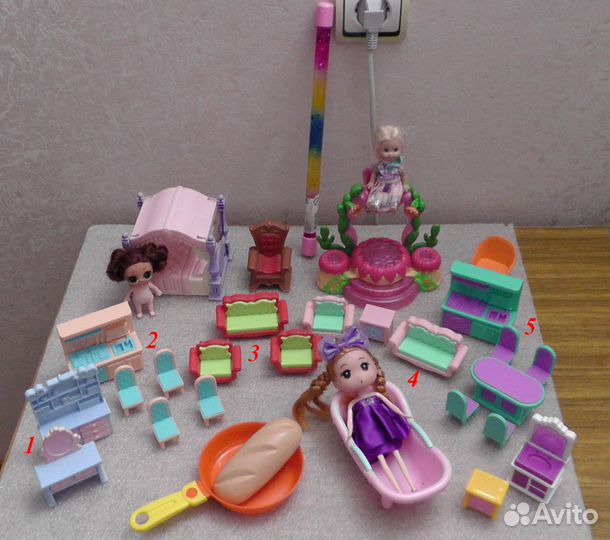 Куклы, пупсы, Барби, LOL, мебель для кукол