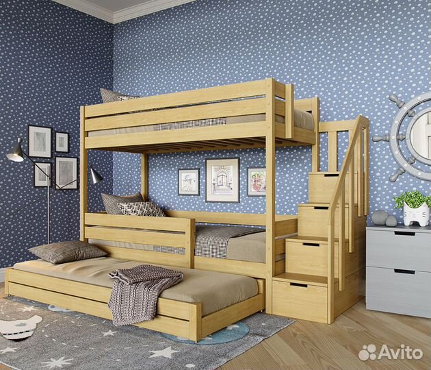 Двухъярусная кровать детская