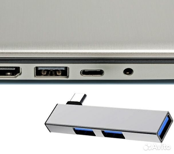 Новый USB разветвитель Type-C. три USB 3.0