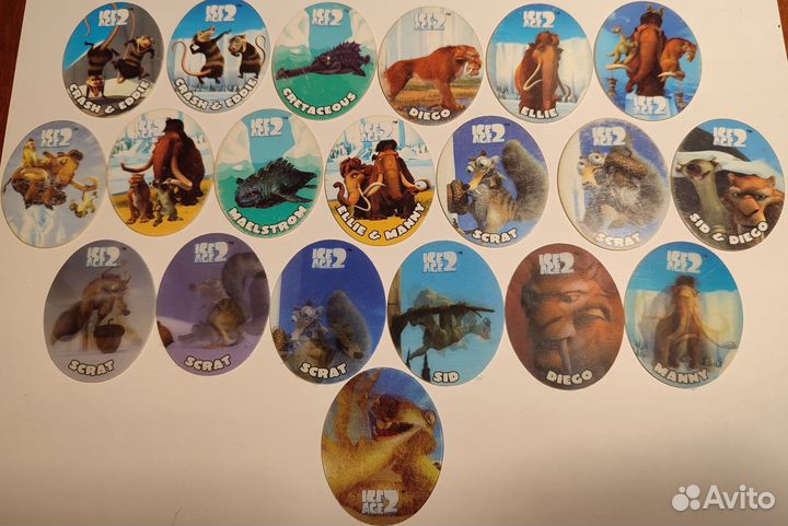 Фишки Читос, Шрек, Ледниковый период