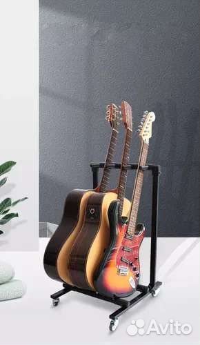 Стойка передвижная для 3 гитар, Flatsons(Новая)
