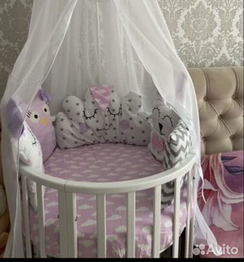 Бортики в детскую кроватку