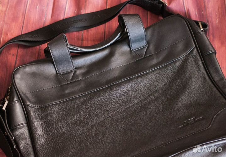 Мужской портфель Armani(оригинал) Натуральная кожа