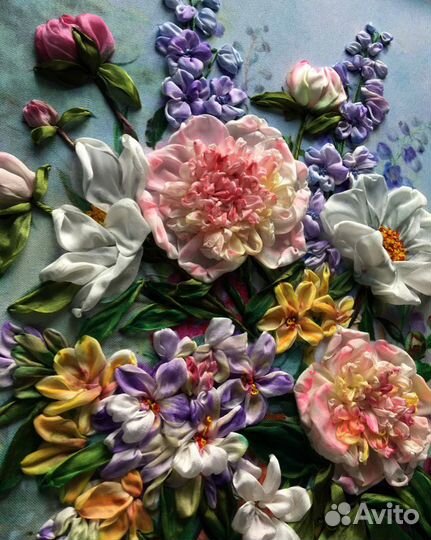 Картина вышитая 