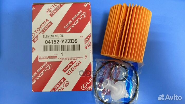 Фильтр масляный 04152yzzd5 toyota
