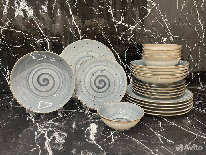 Столовый сервиз на 6 персон 24 предмета Фарфор